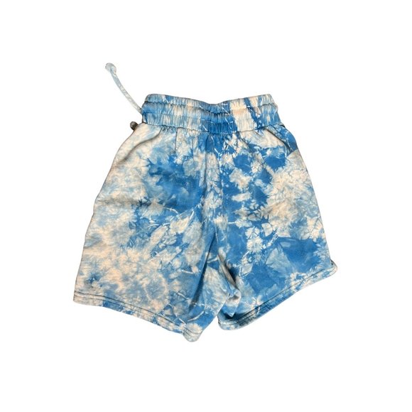 Frankie Bikinis Shorts Womens XS Blue Tie Dye Sweat Shorts Casual Comfy Lounge - Picture 4 of 6